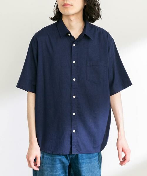 Sonny Label / サニーレーベル シャツ・ブラウス | 『吸水速乾/接触冷感』リネン混ハーフスリーブシャツ | 詳細19