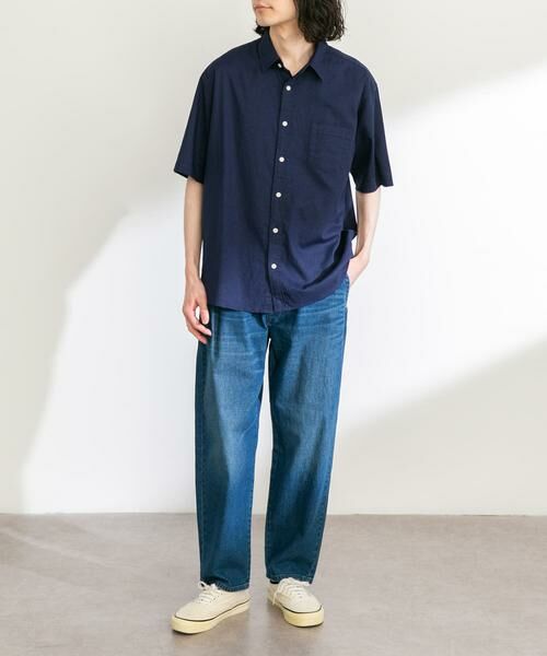 Sonny Label / サニーレーベル シャツ・ブラウス | 『吸水速乾/接触冷感』リネン混ハーフスリーブシャツ | 詳細20