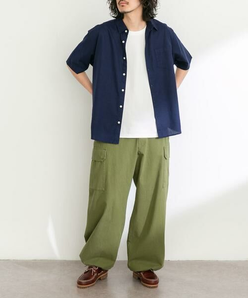 Sonny Label / サニーレーベル シャツ・ブラウス | 『吸水速乾/接触冷感』リネン混ハーフスリーブシャツ | 詳細21