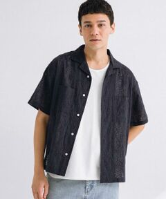 Sonny Label / サニーレーベル シャツ・ブラウス | レース刺繍ショートスリーブシャツ