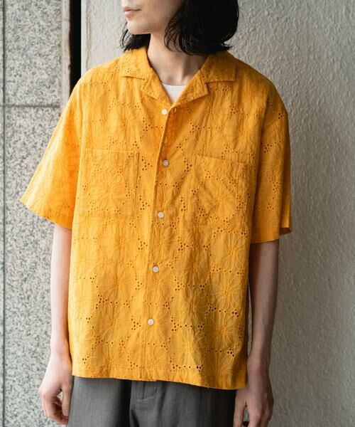 Sonny Label / サニーレーベル シャツ・ブラウス | レース刺繍ショートスリーブシャツ | 詳細12