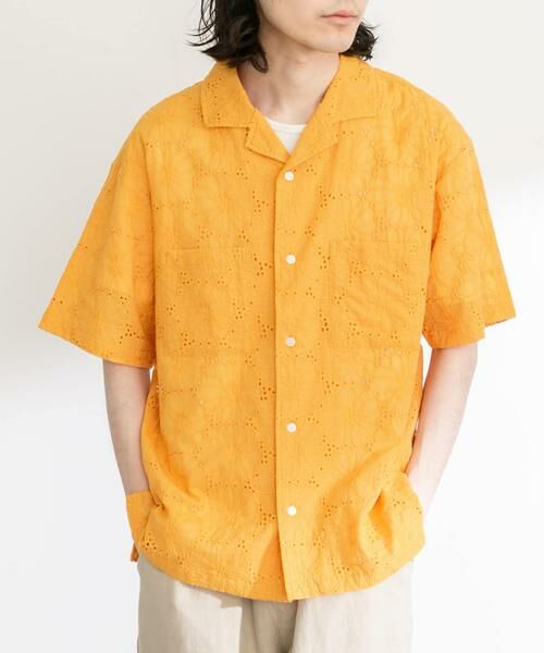 Sonny Label / サニーレーベル シャツ・ブラウス | レース刺繍ショートスリーブシャツ | 詳細14