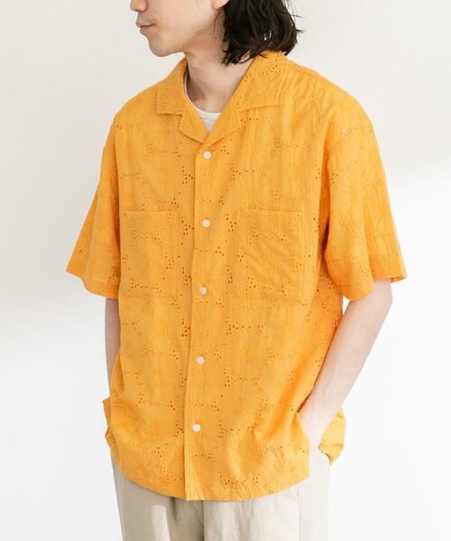 Sonny Label / サニーレーベル シャツ・ブラウス | レース刺繍ショートスリーブシャツ | 詳細15