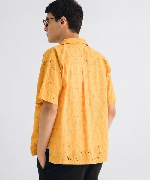 Sonny Label / サニーレーベル シャツ・ブラウス | レース刺繍ショートスリーブシャツ | 詳細3