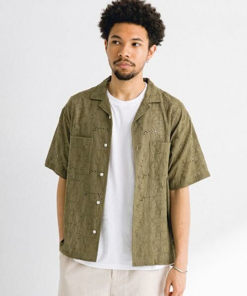 Sonny Label / サニーレーベル シャツ・ブラウス | レース刺繍ショートスリーブシャツ | 詳細23