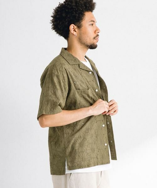 Sonny Label / サニーレーベル シャツ・ブラウス | レース刺繍ショートスリーブシャツ | 詳細26