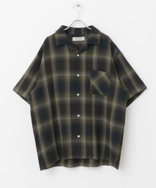 Sonny Label / サニーレーベル シャツ・ブラウス | オンブレチェックショートスリーブシャツ | 詳細16