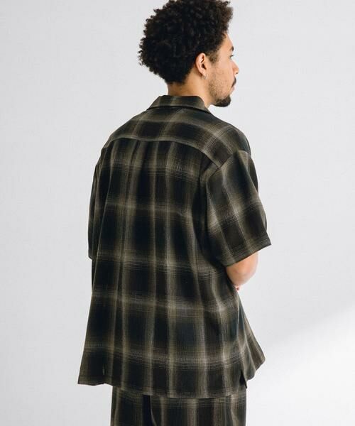 Sonny Label / サニーレーベル シャツ・ブラウス | オンブレチェックショートスリーブシャツ | 詳細4