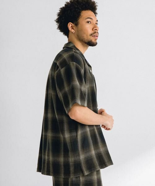 Sonny Label / サニーレーベル シャツ・ブラウス | オンブレチェックショートスリーブシャツ | 詳細5