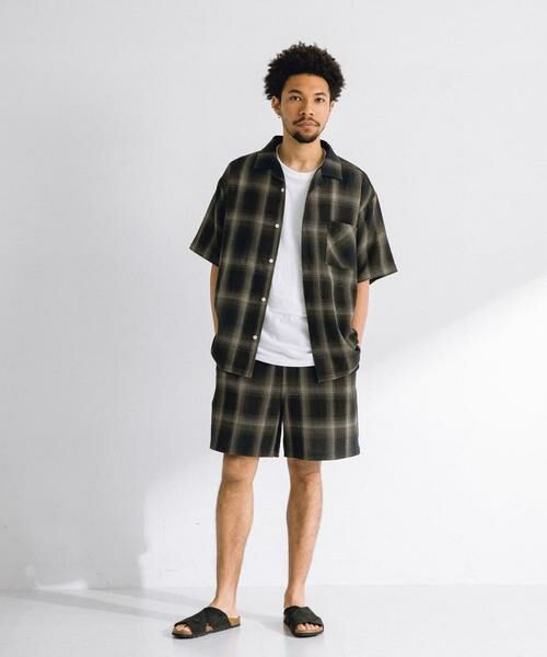 Sonny Label / サニーレーベル シャツ・ブラウス | オンブレチェックショートスリーブシャツ | 詳細7