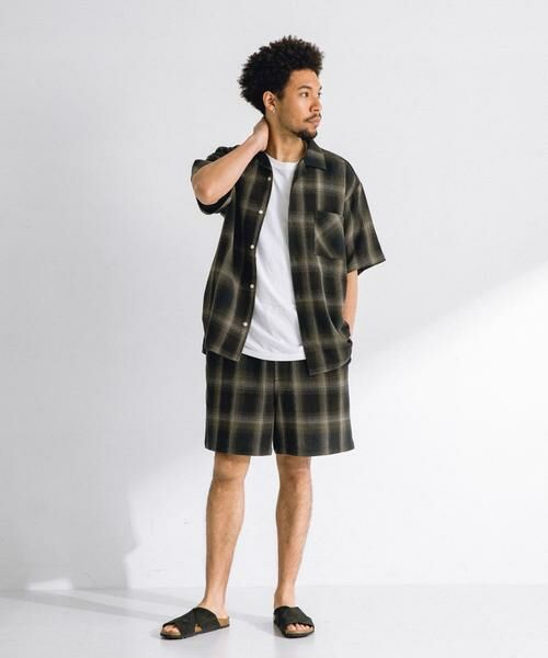 Sonny Label / サニーレーベル シャツ・ブラウス | オンブレチェックショートスリーブシャツ | 詳細8