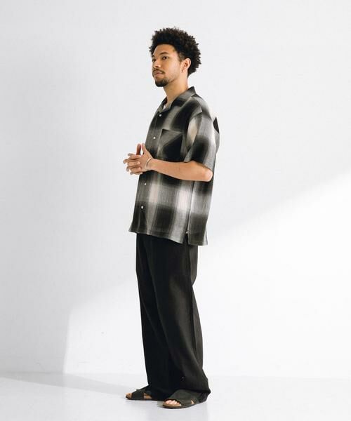 Sonny Label / サニーレーベル シャツ・ブラウス | オンブレチェックショートスリーブシャツ | 詳細28