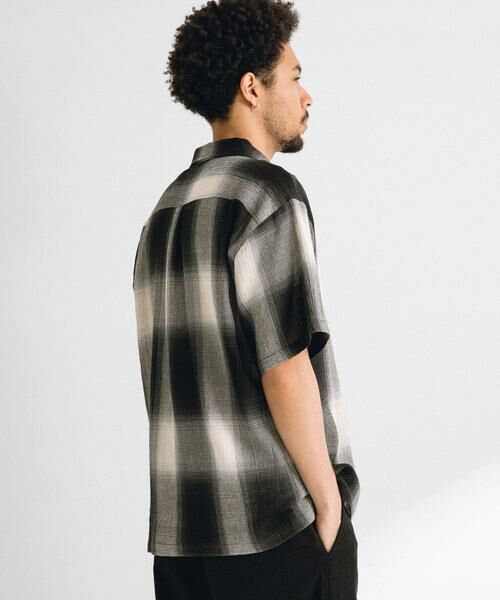 Sonny Label / サニーレーベル シャツ・ブラウス | オンブレチェックショートスリーブシャツ | 詳細20