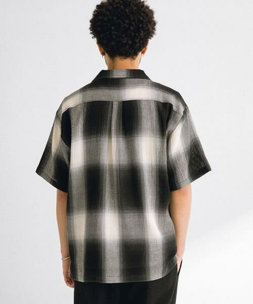 Sonny Label / サニーレーベル シャツ・ブラウス | オンブレチェックショートスリーブシャツ | 詳細21