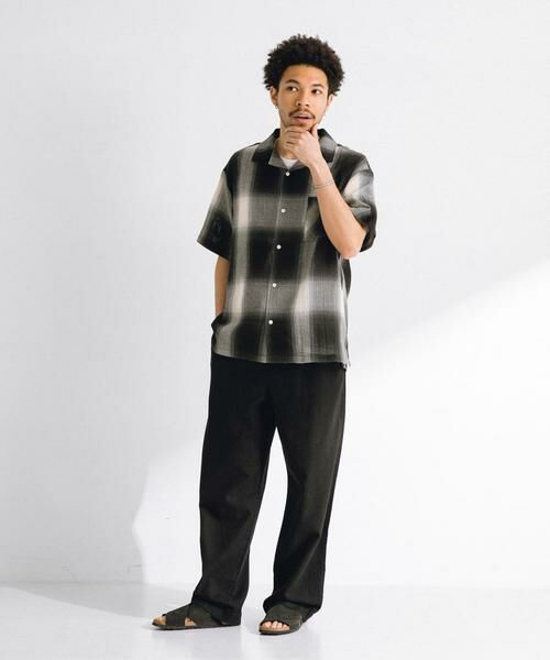 Sonny Label / サニーレーベル シャツ・ブラウス | オンブレチェックショートスリーブシャツ | 詳細22