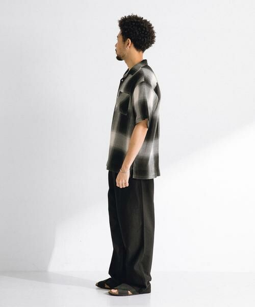 Sonny Label / サニーレーベル シャツ・ブラウス | オンブレチェックショートスリーブシャツ | 詳細25