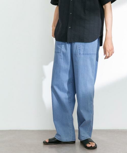 Sonny Label / サニーレーベル その他パンツ | 接触冷感デニムイージーパンツ | 詳細2