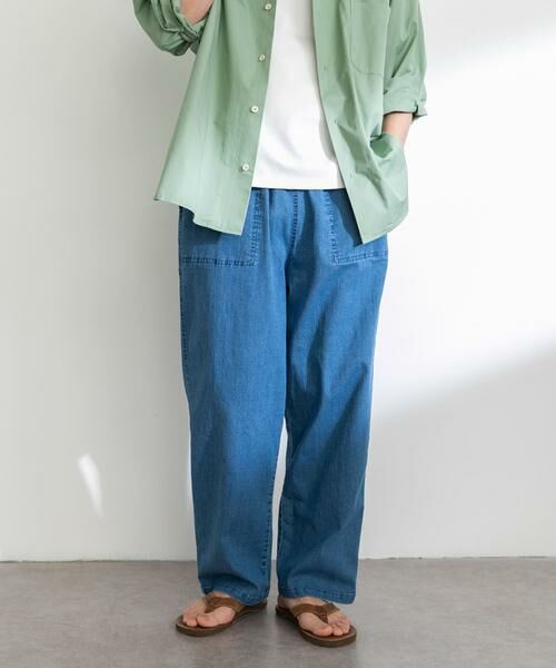 Sonny Label / サニーレーベル その他パンツ | 接触冷感デニムイージーパンツ | 詳細7