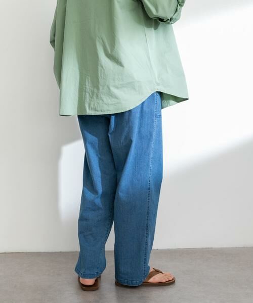 Sonny Label / サニーレーベル その他パンツ | 接触冷感デニムイージーパンツ | 詳細8