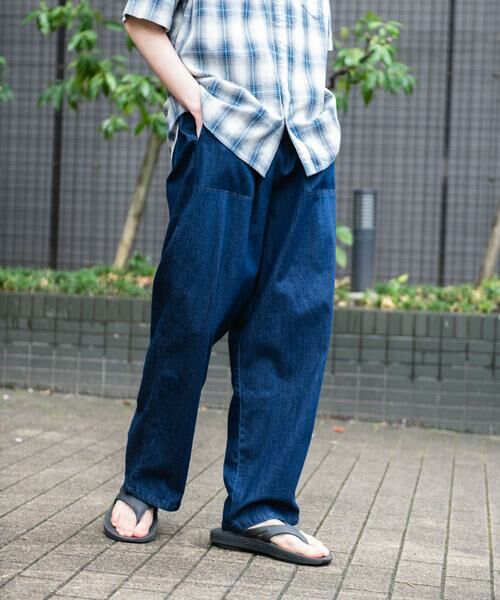 Sonny Label / サニーレーベル その他パンツ | 接触冷感デニムイージーパンツ | 詳細18