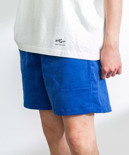 Sonny Label / サニーレーベル ショート・ハーフ・半端丈パンツ | コーデュロイイージーバギーショートパンツ | 詳細1