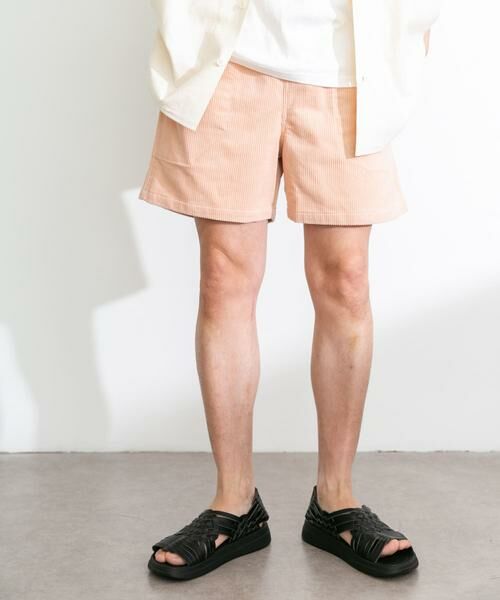 Sonny Label / サニーレーベル ショート・ハーフ・半端丈パンツ | コーデュロイイージーバギーショートパンツ | 詳細10