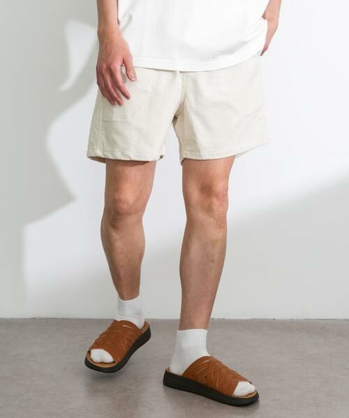 Sonny Label / サニーレーベル ショート・ハーフ・半端丈パンツ | コーデュロイイージーバギーショートパンツ | 詳細24