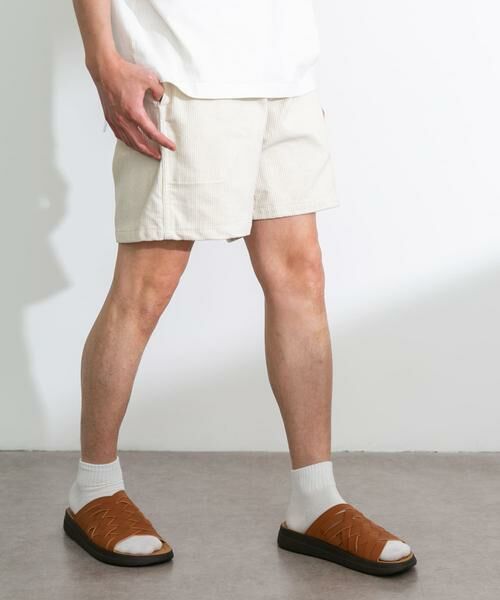Sonny Label / サニーレーベル ショート・ハーフ・半端丈パンツ | コーデュロイイージーバギーショートパンツ | 詳細25