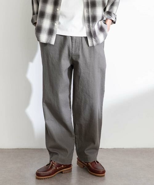 Sonny Label / サニーレーベル その他パンツ | コットンリネンワイドイージーパンツ | 詳細8