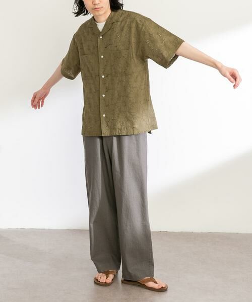 Sonny Label / サニーレーベル その他パンツ | コットンリネンワイドイージーパンツ | 詳細14