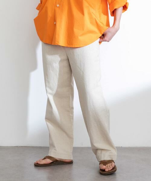 Sonny Label / サニーレーベル その他パンツ | コットンリネンワイドイージーパンツ | 詳細24