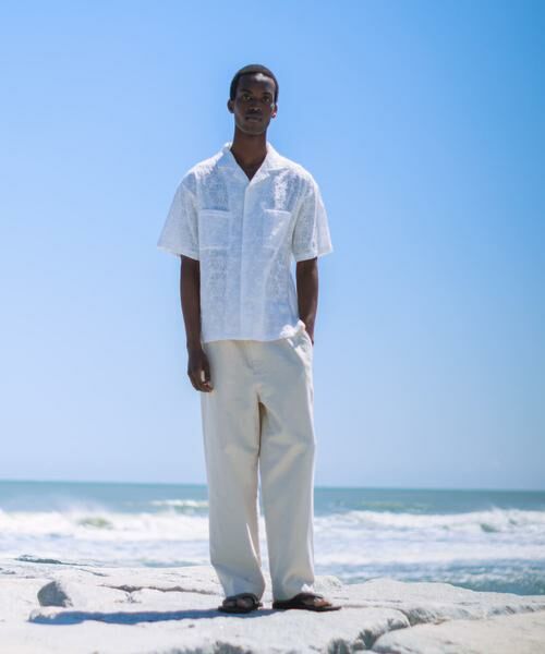 Sonny Label / サニーレーベル その他パンツ | コットンリネンワイドイージーパンツ | 詳細27