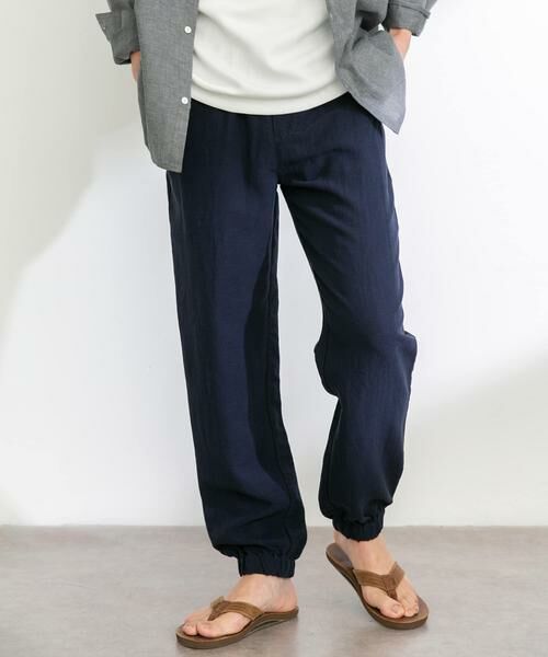 Sonny Label / サニーレーベル その他パンツ | 『接触冷感』テンセルリネンイージージョガーパンツ | 詳細7