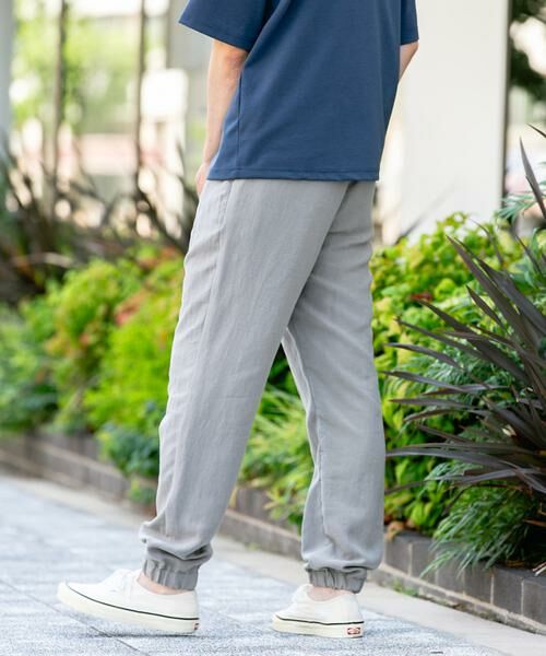 Sonny Label / サニーレーベル その他パンツ | 『接触冷感』テンセルリネンイージージョガーパンツ | 詳細16