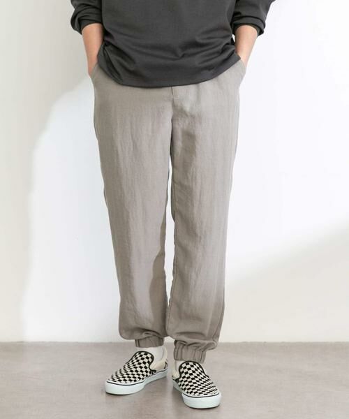 Sonny Label / サニーレーベル その他パンツ | 『接触冷感』テンセルリネンイージージョガーパンツ | 詳細24