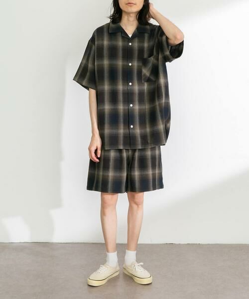 Sonny Label / サニーレーベル ショート・ハーフ・半端丈パンツ | オンブレチェックイージーショートパンツ | 詳細3