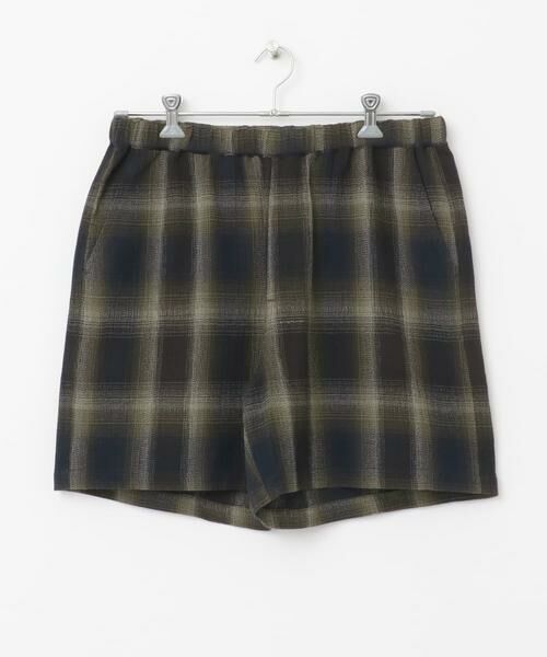 Sonny Label / サニーレーベル ショート・ハーフ・半端丈パンツ | オンブレチェックイージーショートパンツ | 詳細5
