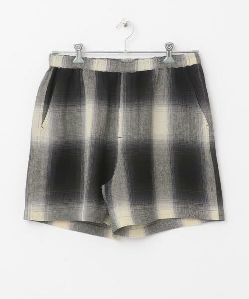 Sonny Label / サニーレーベル ショート・ハーフ・半端丈パンツ | オンブレチェックイージーショートパンツ | 詳細11