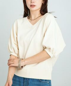 Sonny Label / サニーレーベル スウェット | パフスリーブVネックスウェットプルオーバー