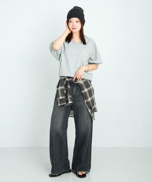 Sonny Label / サニーレーベル スウェット | パフスリーブVネックスウェットプルオーバー | 詳細26