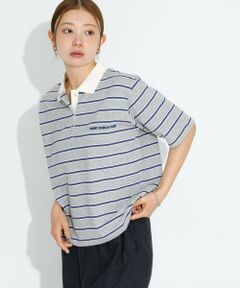 Sonny Label / サニーレーベル ポロシャツ | メッセージボーダーポロシャツ