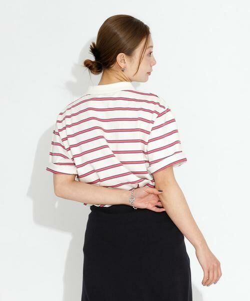 Sonny Label / サニーレーベル ポロシャツ | メッセージボーダーポロシャツ | 詳細13