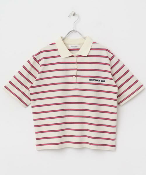 Sonny Label / サニーレーベル ポロシャツ | メッセージボーダーポロシャツ | 詳細17