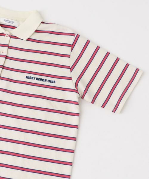 Sonny Label / サニーレーベル ポロシャツ | メッセージボーダーポロシャツ | 詳細18