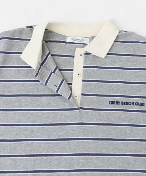 Sonny Label / サニーレーベル ポロシャツ | メッセージボーダーポロシャツ | 詳細30