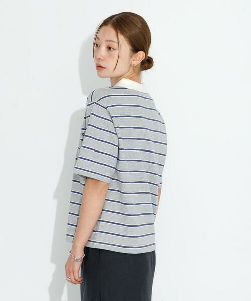 Sonny Label / サニーレーベル ポロシャツ | メッセージボーダーポロシャツ | 詳細21