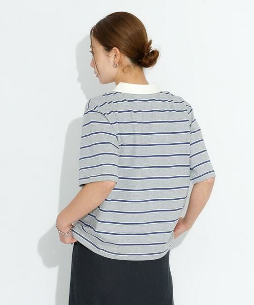 Sonny Label / サニーレーベル ポロシャツ | メッセージボーダーポロシャツ | 詳細22