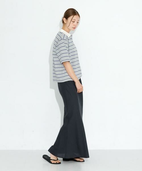 Sonny Label / サニーレーベル ポロシャツ | メッセージボーダーポロシャツ | 詳細25