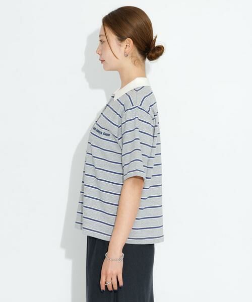 Sonny Label / サニーレーベル ポロシャツ | メッセージボーダーポロシャツ | 詳細27