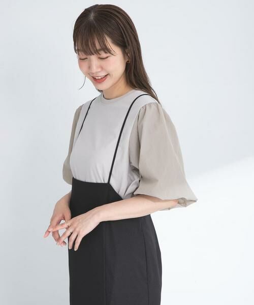 Sonny Label / サニーレーベル Tシャツ | 『WEB/一部店舗限定』異素材バルーンスリーブプルオーバー | 詳細23